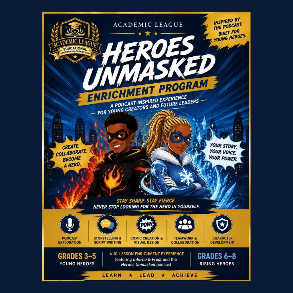 Heroes Unmasked Enrichment Program — Grades 3–8